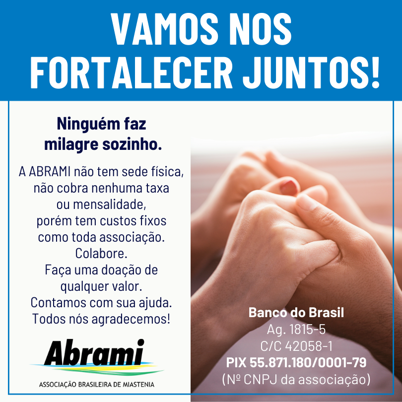 Faça uma doação para a ABRAMI - Chave PIX 55.871.180/0001-79