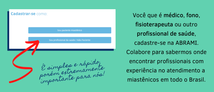 Cadastro profissionais